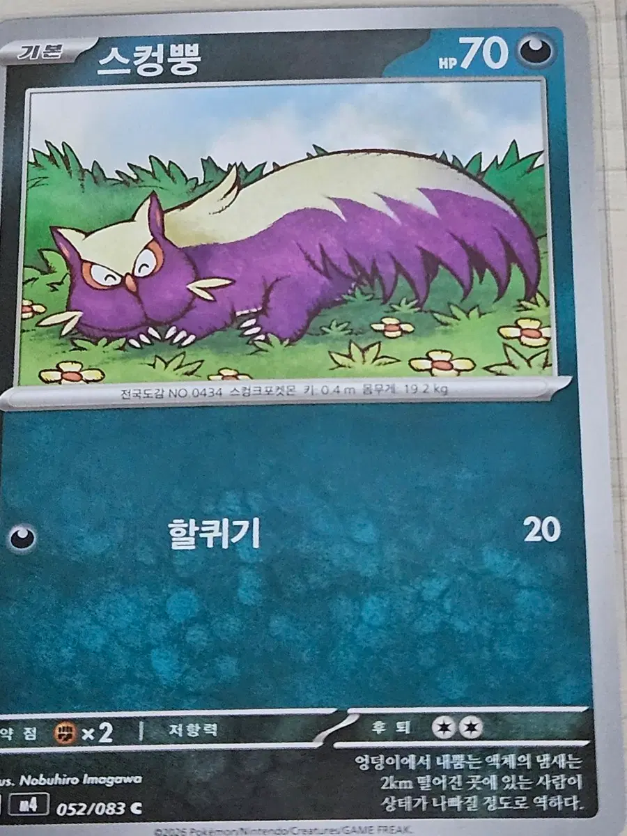 [최저가] 포켓몬 카드 스컹뿡
