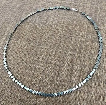 레어 스타 목걸이 50cm 헤마타이트