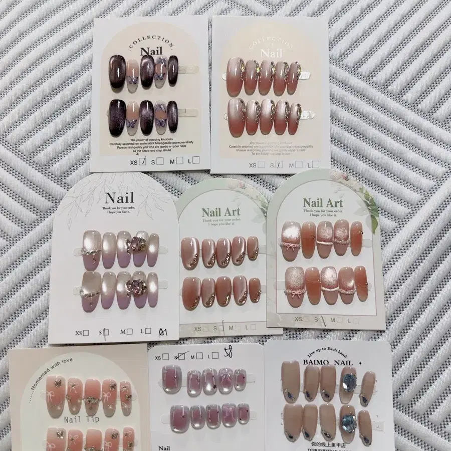 네일팁 s,xs사이즈