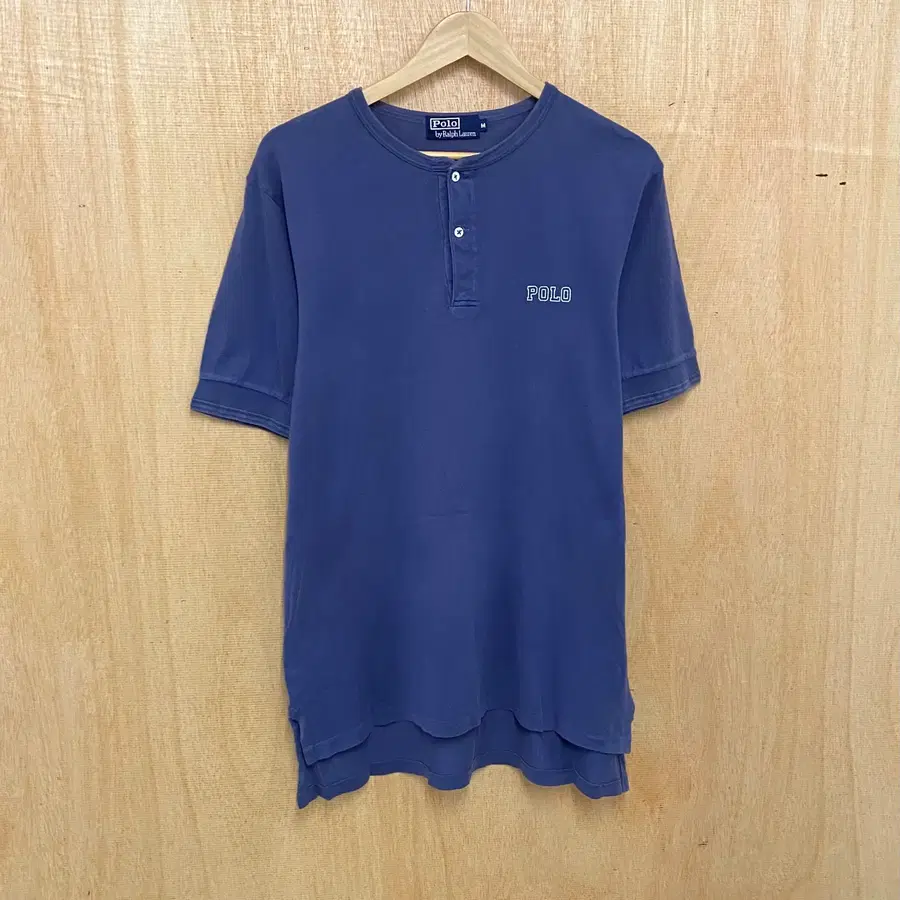 90's POLO rlaph lauren henley neck t-shirts 90년대 폴로 헨리넥 티셔츠