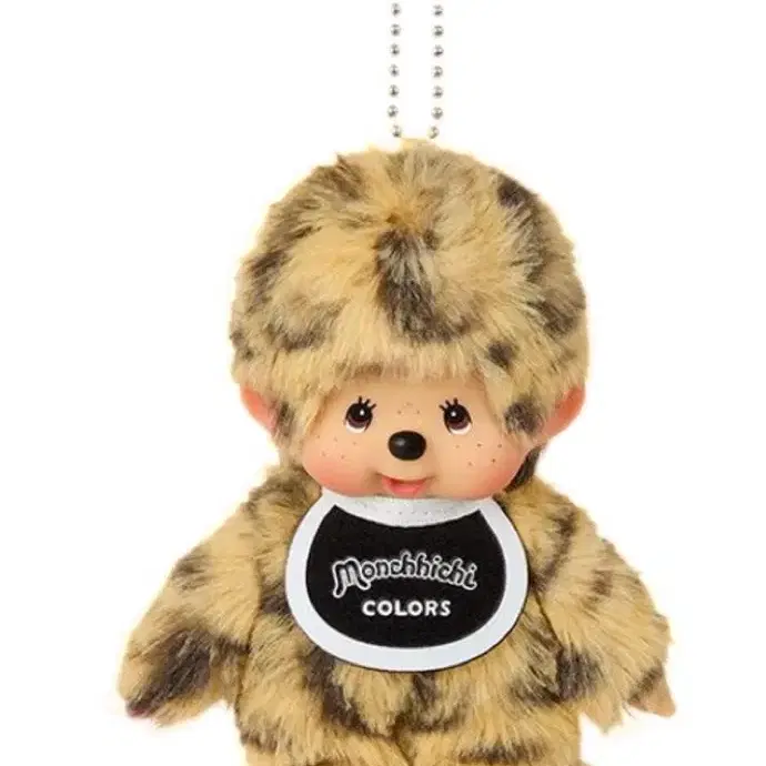 몬치치 Monchhichi COLORS 레오파드 키링 인형
