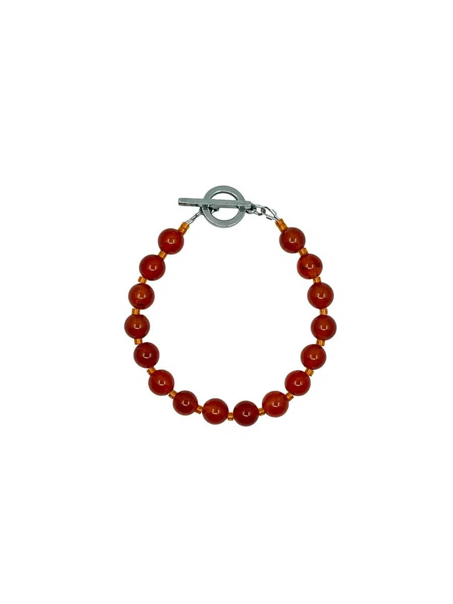 Red orange bracelet