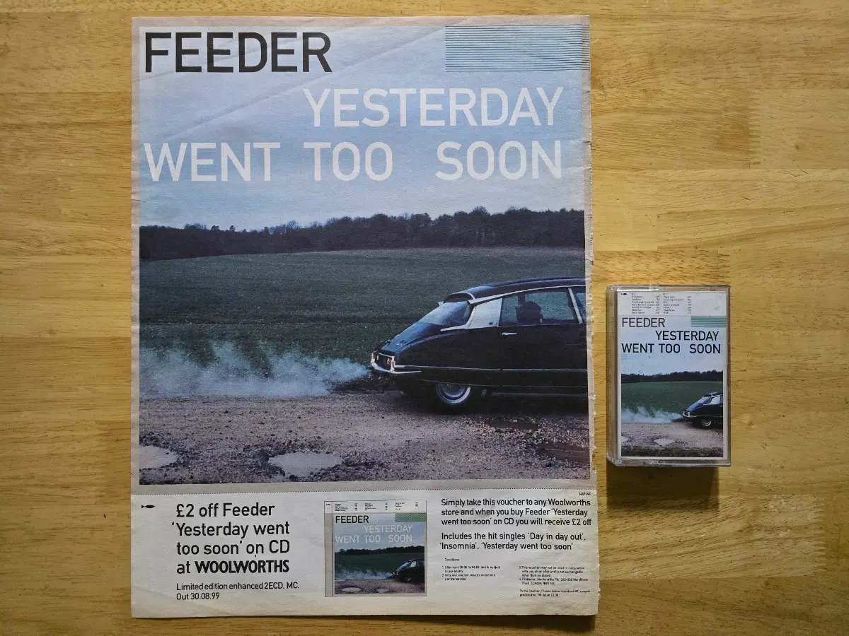 카세트 테이프 Feeder 피더 - Yesterday Went Too Soon