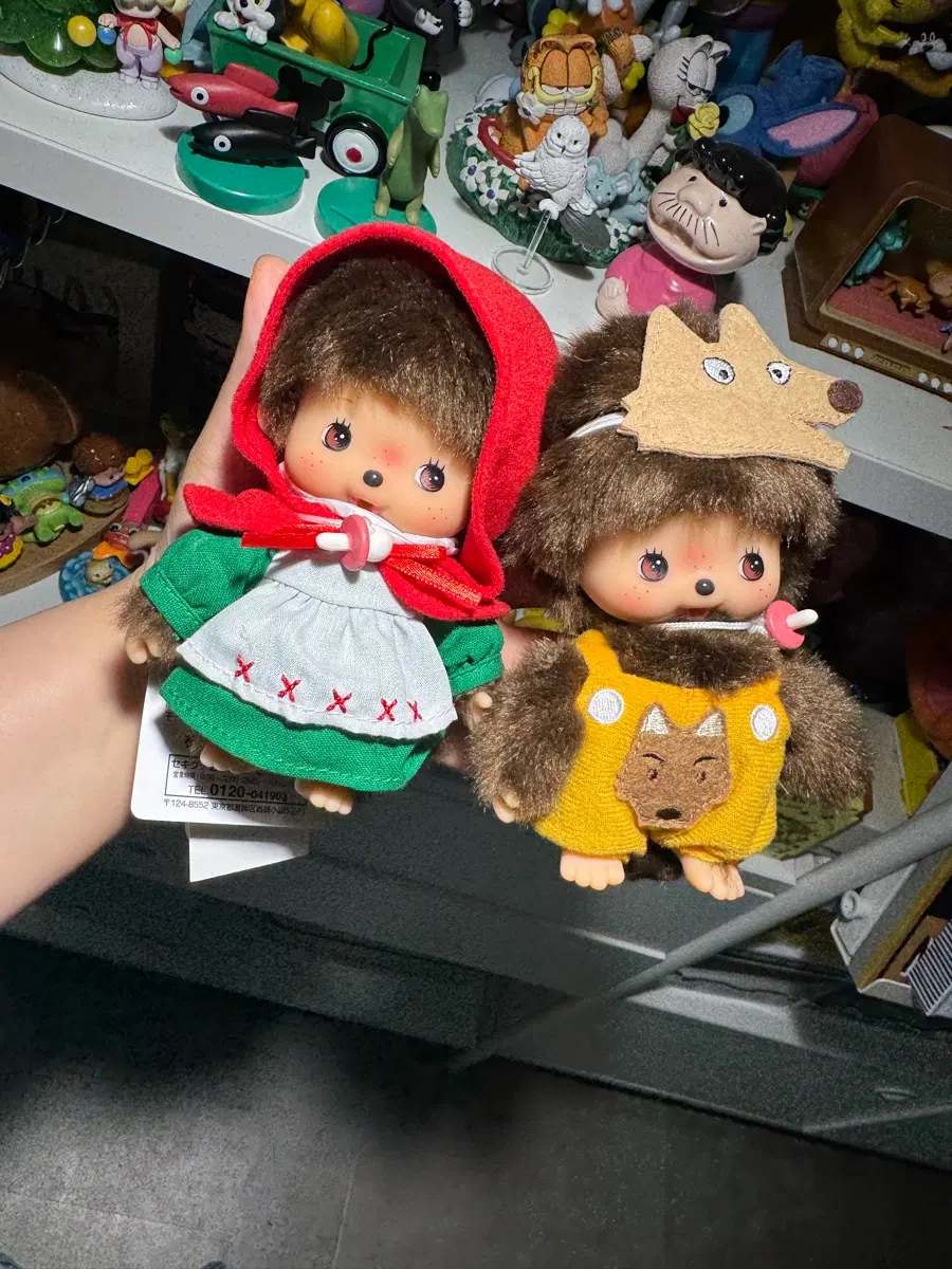 세키구치 몽치치 인형 두개 세트