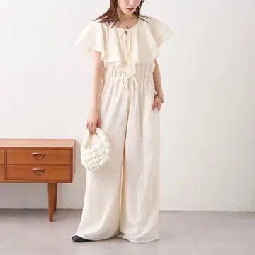 w closet 더블 클로젯 프릴 카라 올인원 아이보리 0