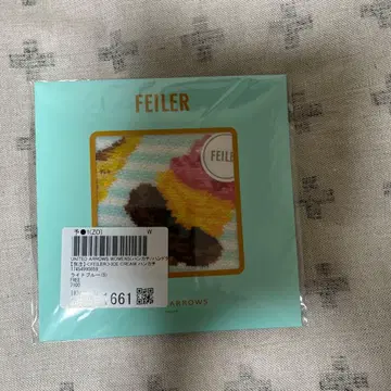 FEILER 아이스크림 손수건 유나이티드 애로우즈 별주