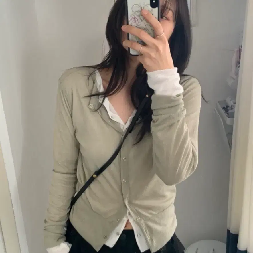 썸머 가디건 카키