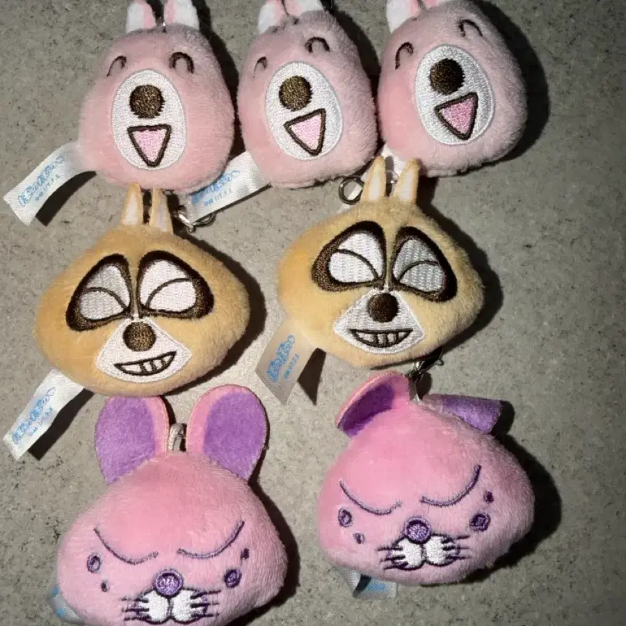 보노보노 얼굴 키링