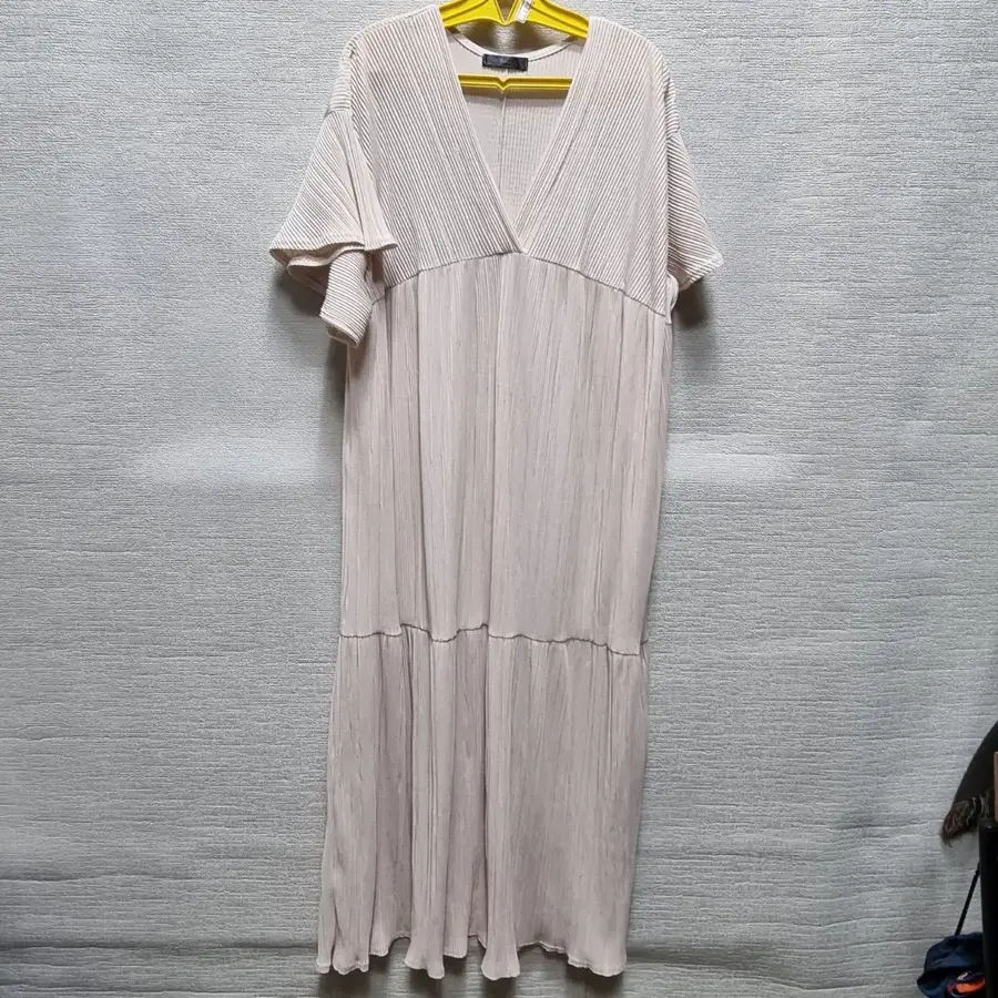 z489 플리츠 롱 원피스