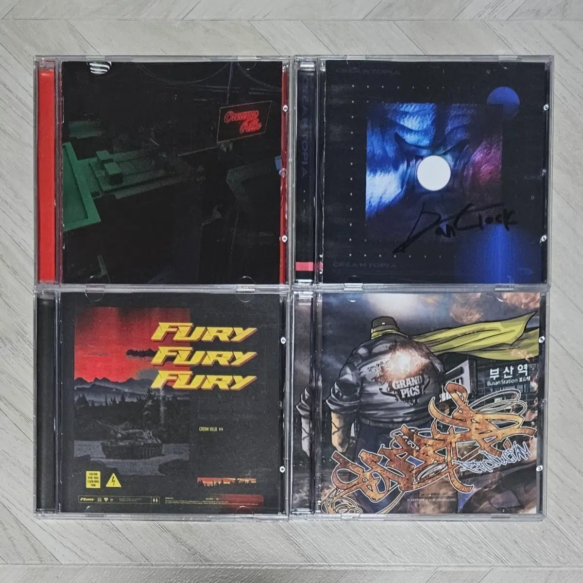 Cream Villa 크림빌라 - CD 4장 세트 (싸인반 2종)