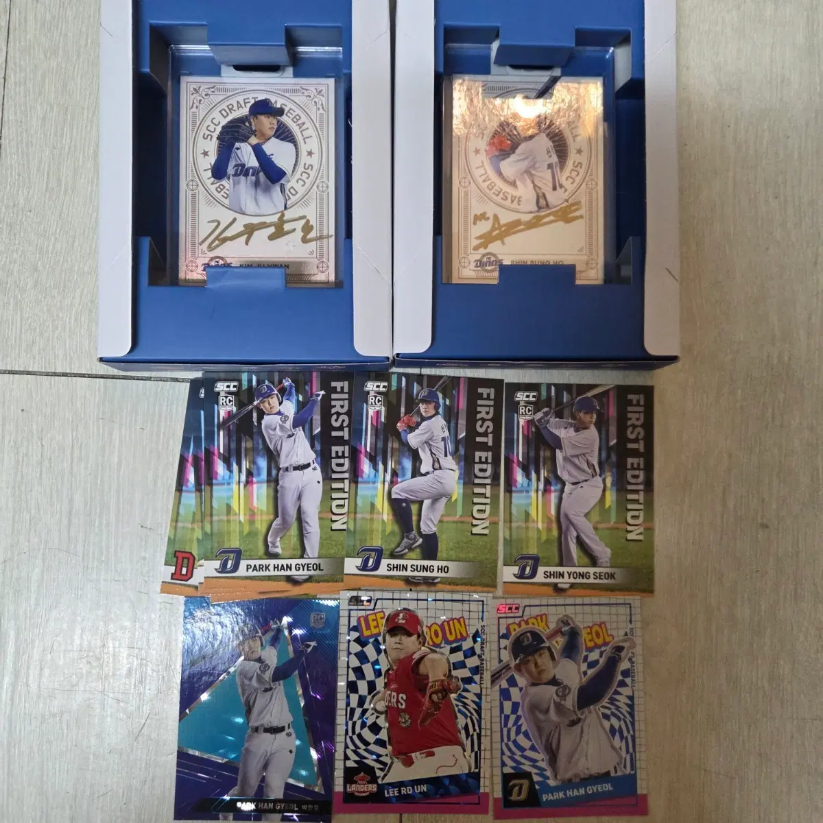 2023 SCC KBO카드 NC다이노스 김주환 온오토+신성호 온오토 포함 일괄