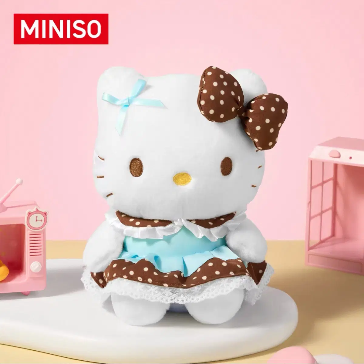 미니소 민트코어 헬로키티 인형