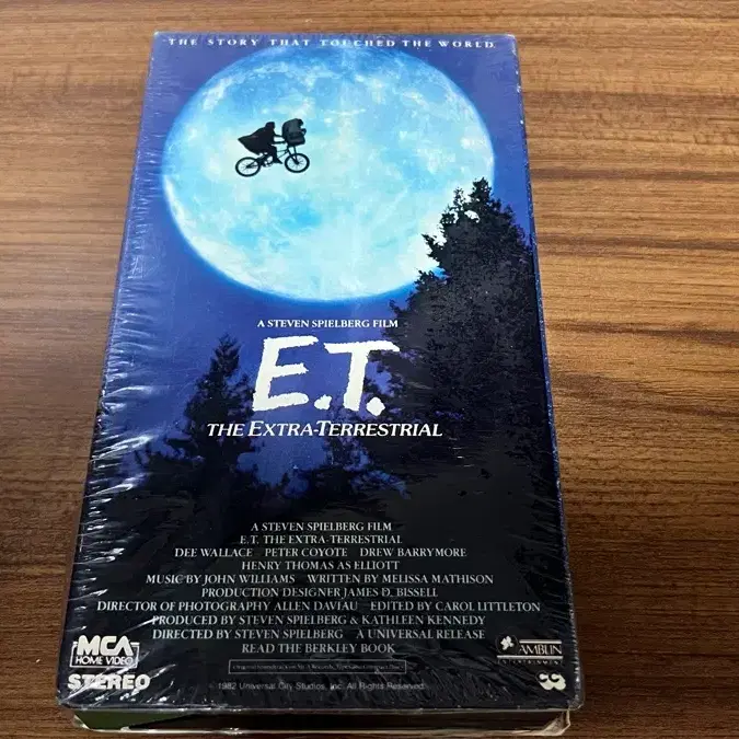 영문 오리지널- 원판 - E.T. 외계인 VHS 비디오테이프
