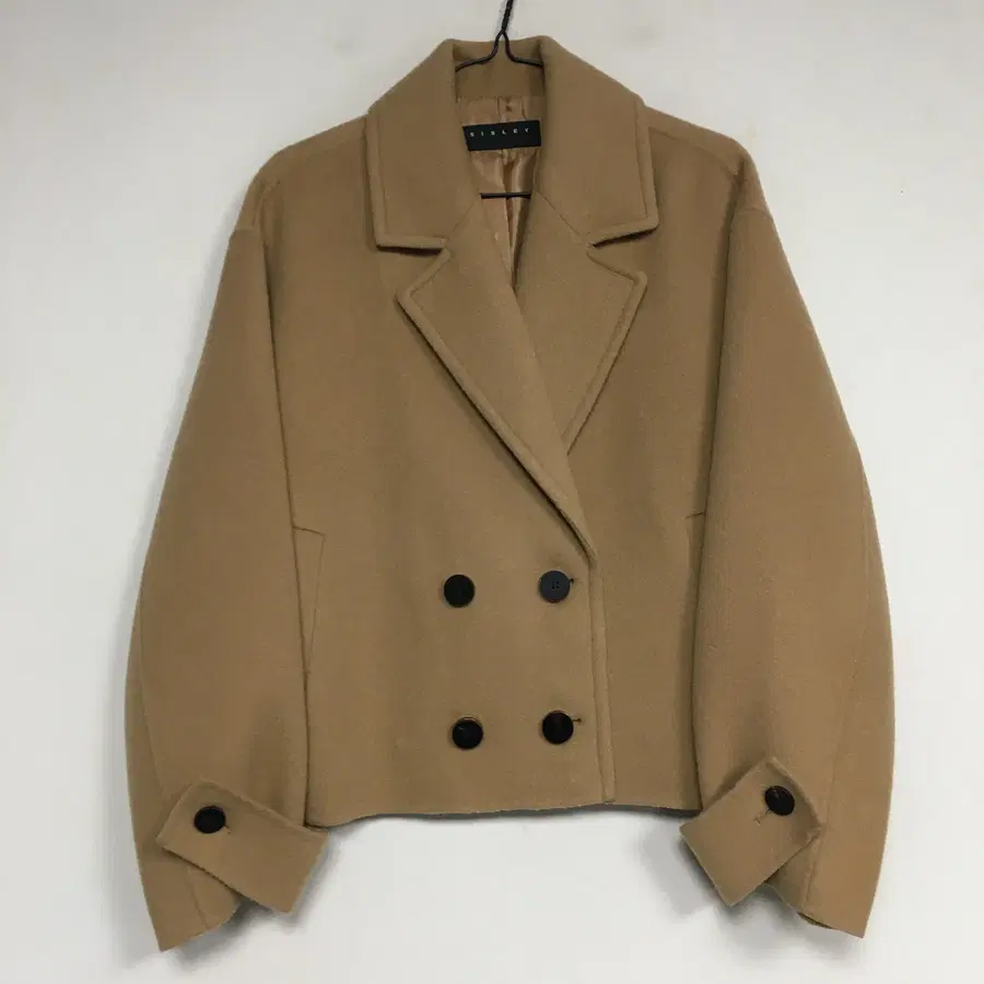 SISLEY 시슬리 더블 울 코트 90
