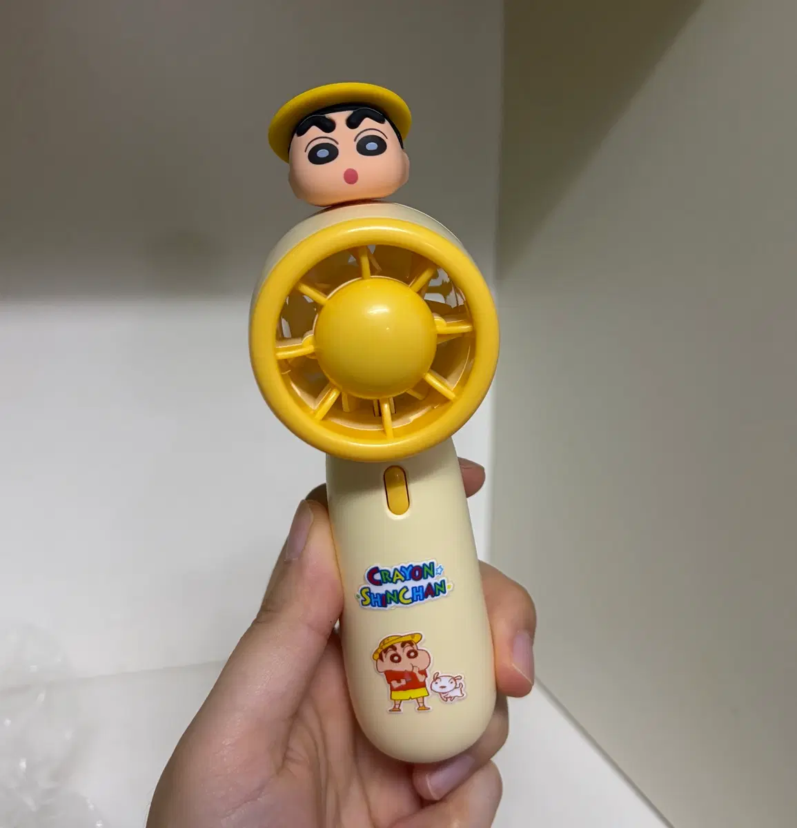 짱구는못말려 usb 충전식 휴대용 손선풍기