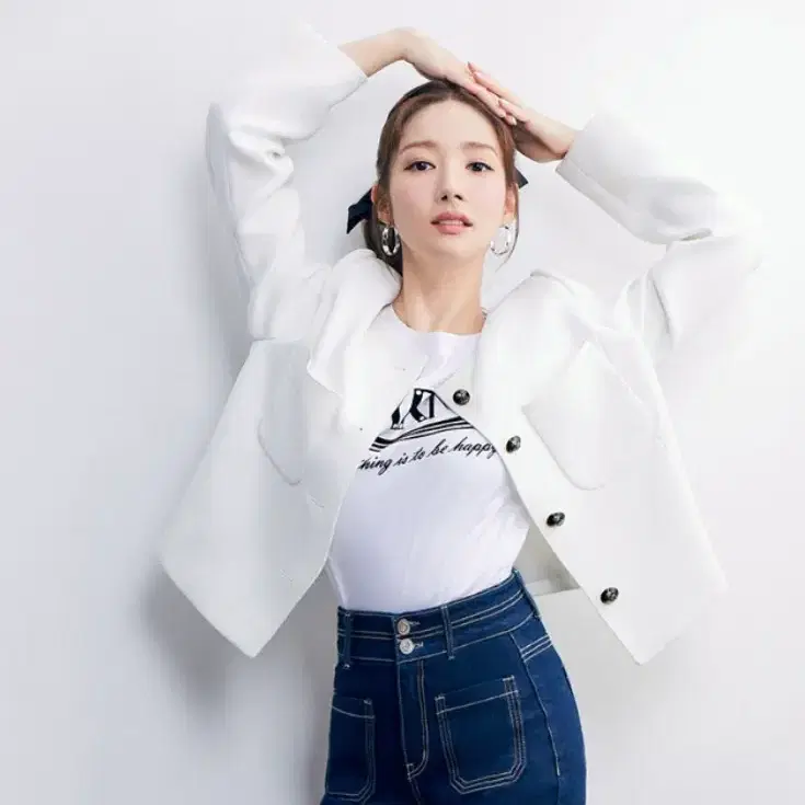 22 에고이스트 노카라 크롭 자켓 66