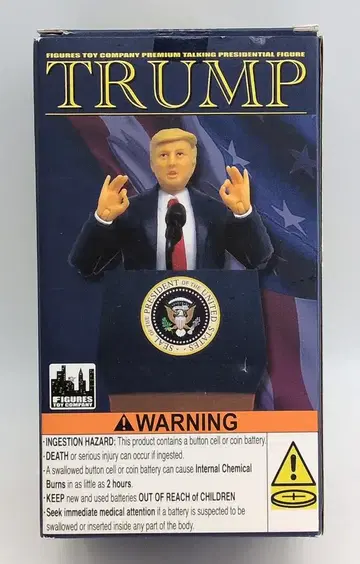 FIGURES TOY COMPANY PREMIUM TALKING PRESIDENTIAL FIGURE TRUMP