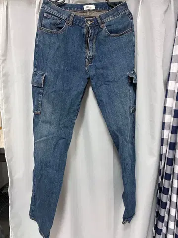 BC Factory 데님 카고 팬츠