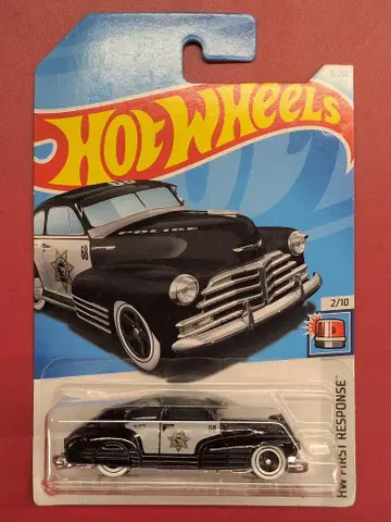MATTEL HW FIRST RESPONSE 2/10 HOT WHEELS '47 CHEVY FLEETLINE 블랙/보물 사냥 8/250