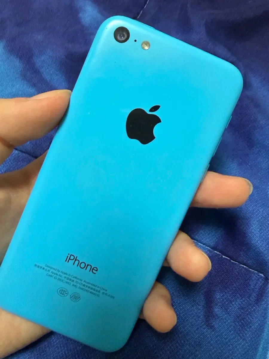 아이폰5c 블루