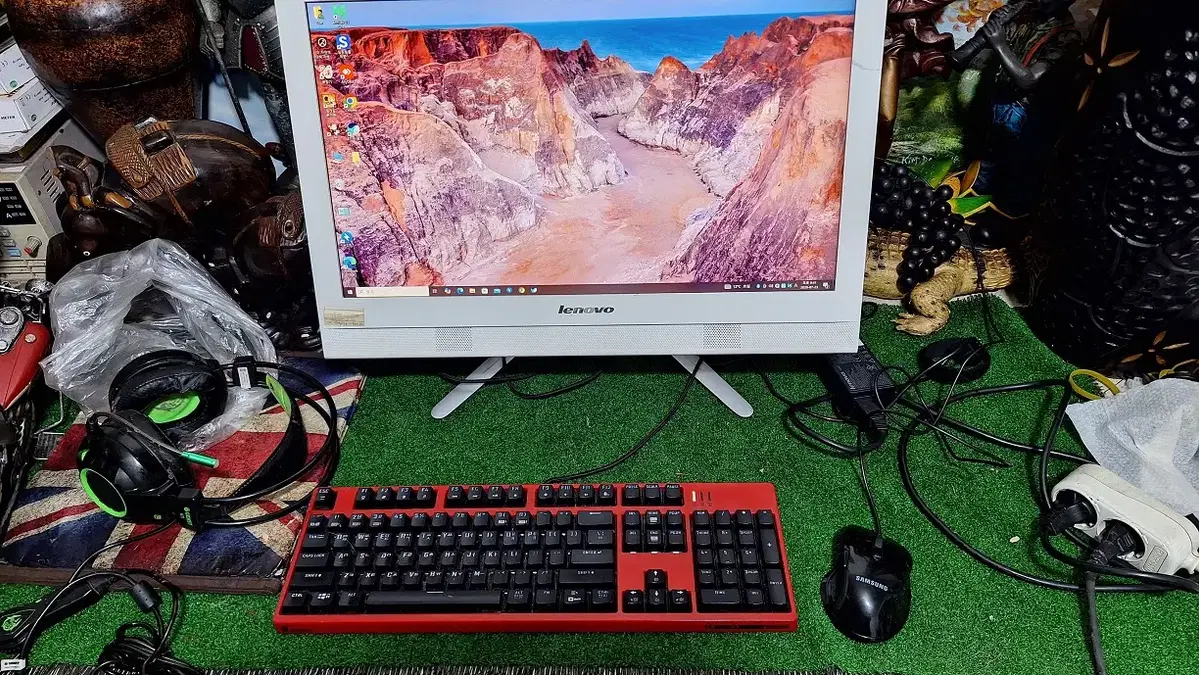 Lenovo~i3-4005U일체형 PC셋트