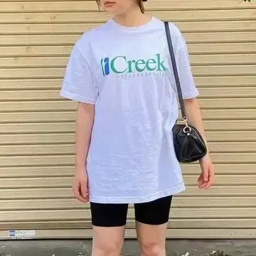 Creek 로고 T셔츠 XL 화이트