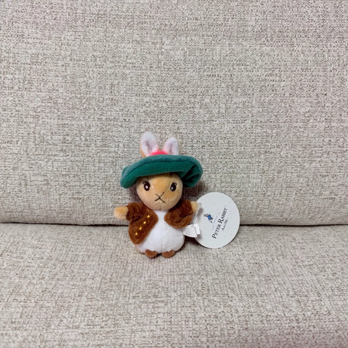 정품 피터래빗 카와이 벤자민 키링 인형 8cm