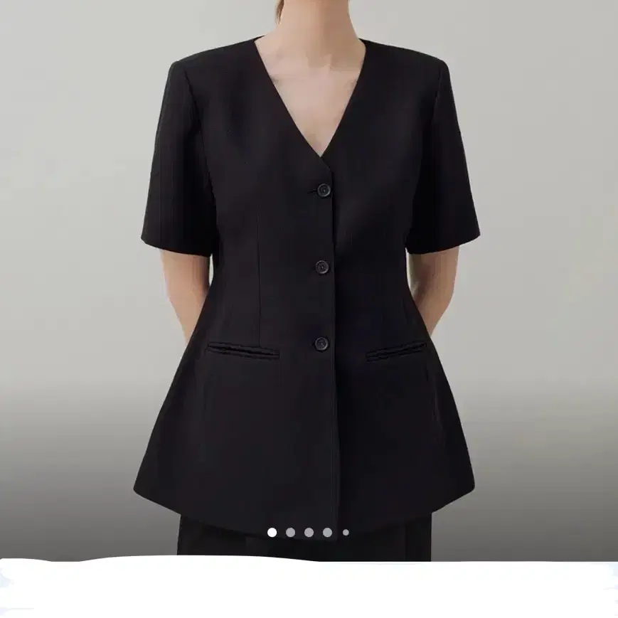 누토프 Line Jacket_Black