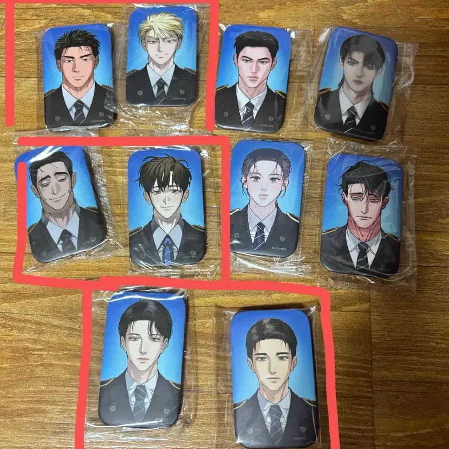 아밝 캔뱃지 백라이트 시포개 외
