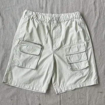 디스이즈네버댓 크림 포켓 쇼츠 반바지 M