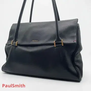 PaulSmith 폴스미스 가죽 토트백 숄더 블랙
