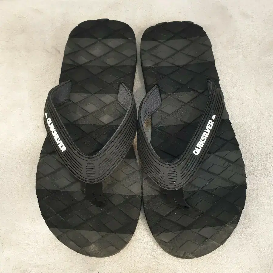 퀵실버 마사지2 블랙 쪼리 슬리퍼 260~265