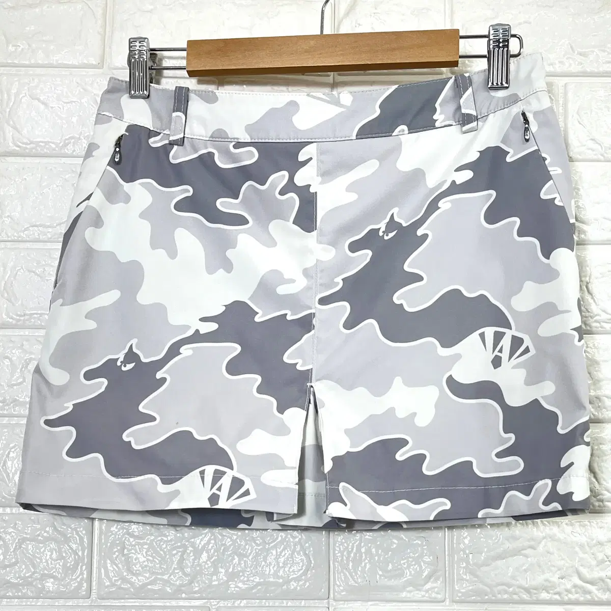왁 골프 그레이 카모플라주 큐롯 스커트 4