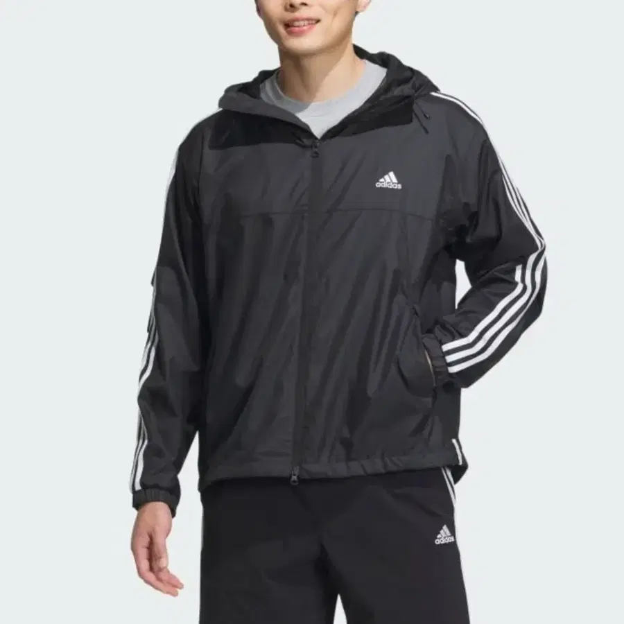 (3XL)아디다스 후드 바람막이 자켓