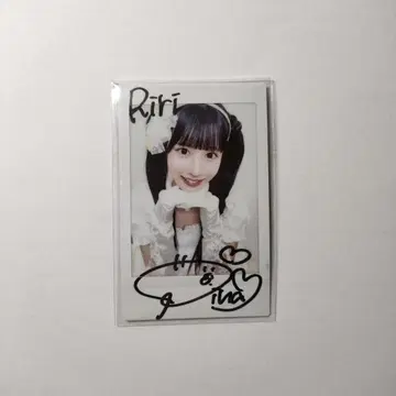PixelRibbon 타치바나 히나 친필 사인 폴라로이드 소매하구