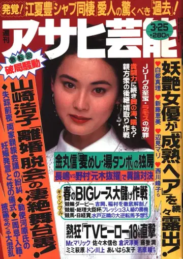 주간 아사히 연예 1993년 3월 25일호