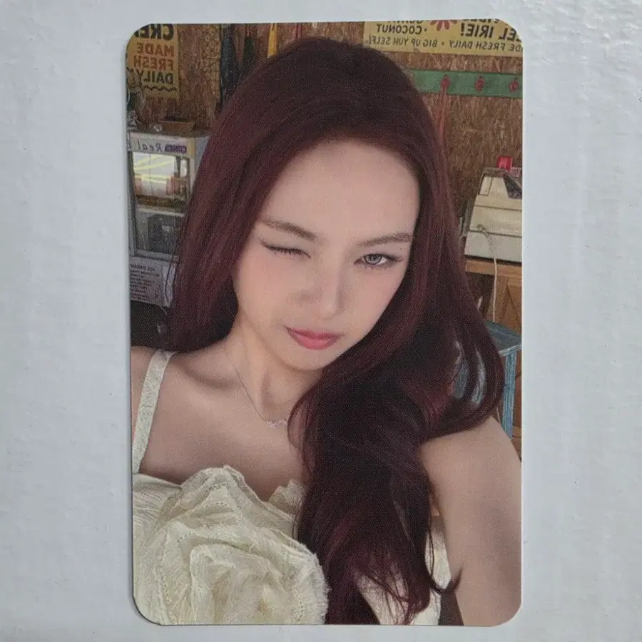 베이비몬스터 치키타 뮤직코리아 럭키드로우 포카 A
