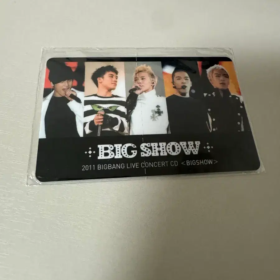 빅뱅 빅쇼 BIGSHOW 포카
