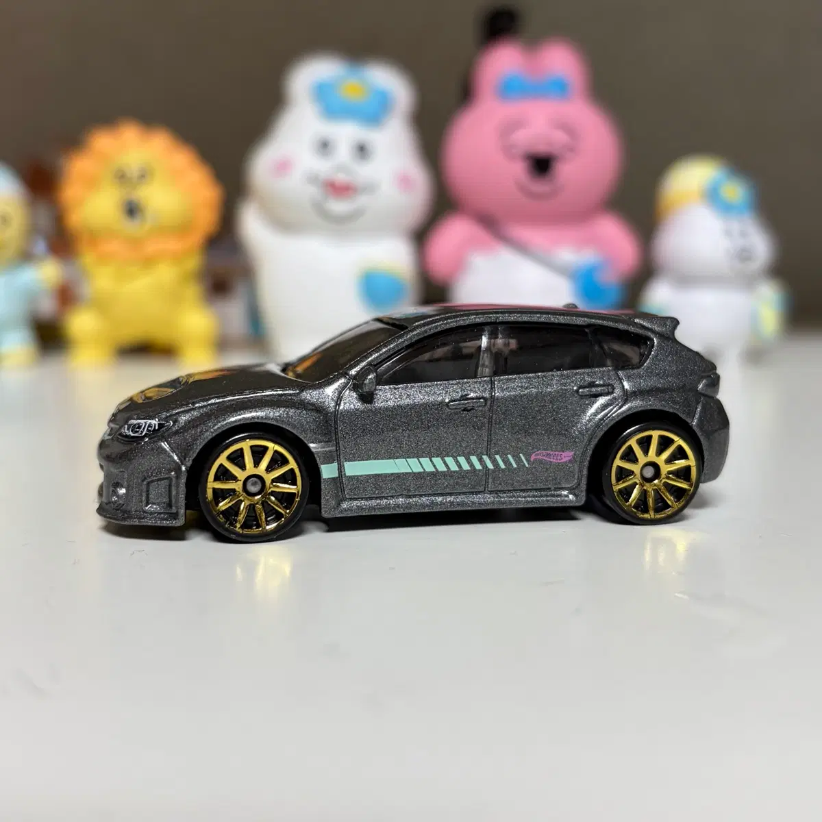 핫휠 스바루 WRX STI 미니카 다이캐스트