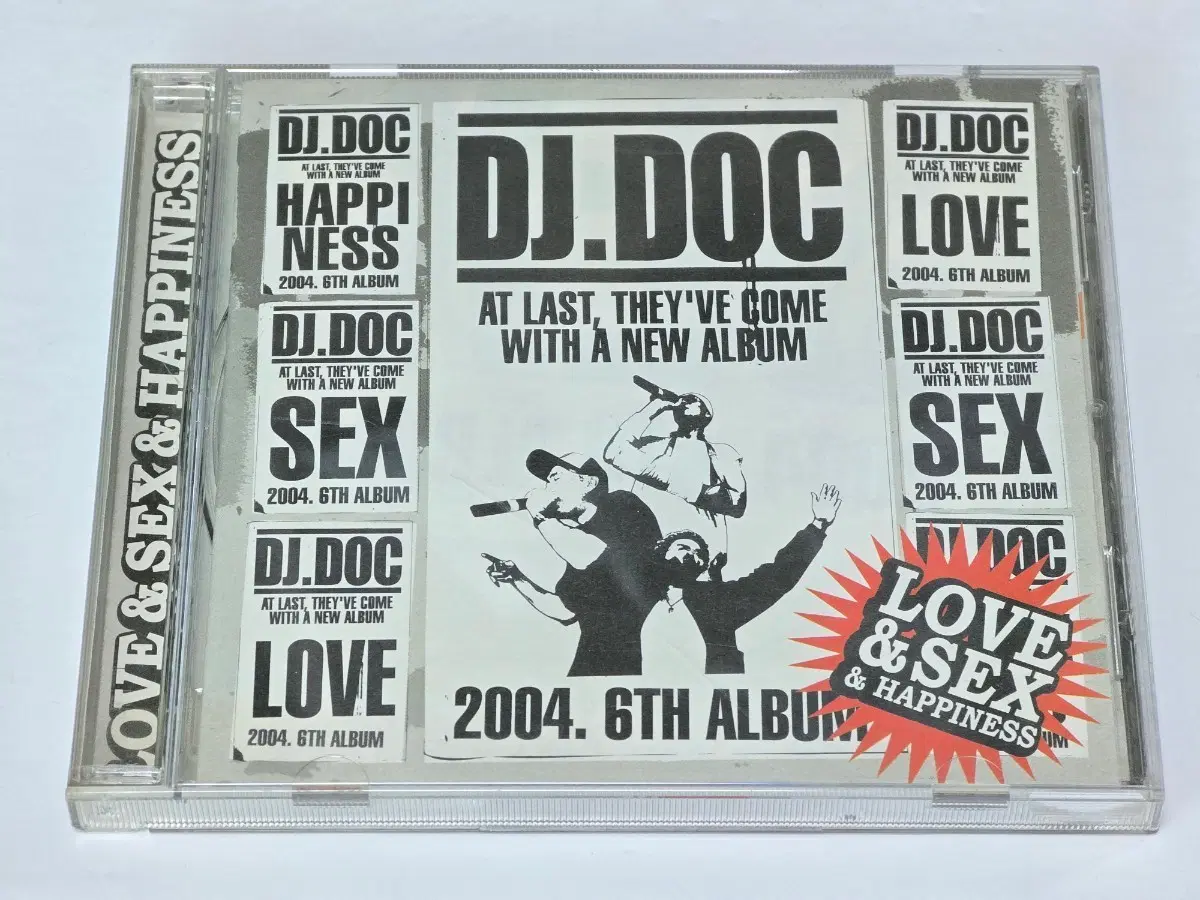 DJ DOC 6집 CD (Love & Sex & Happiness)