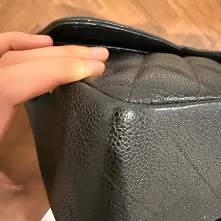 샤넬 [상태좋음] 샤넬클래식라지 18번대 은장 사진 6