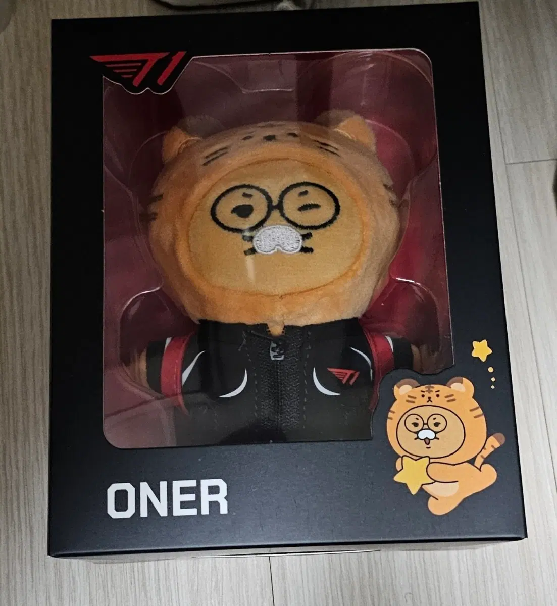 카카오 T1 춘식 오너 인형 키링 포토카드 포함