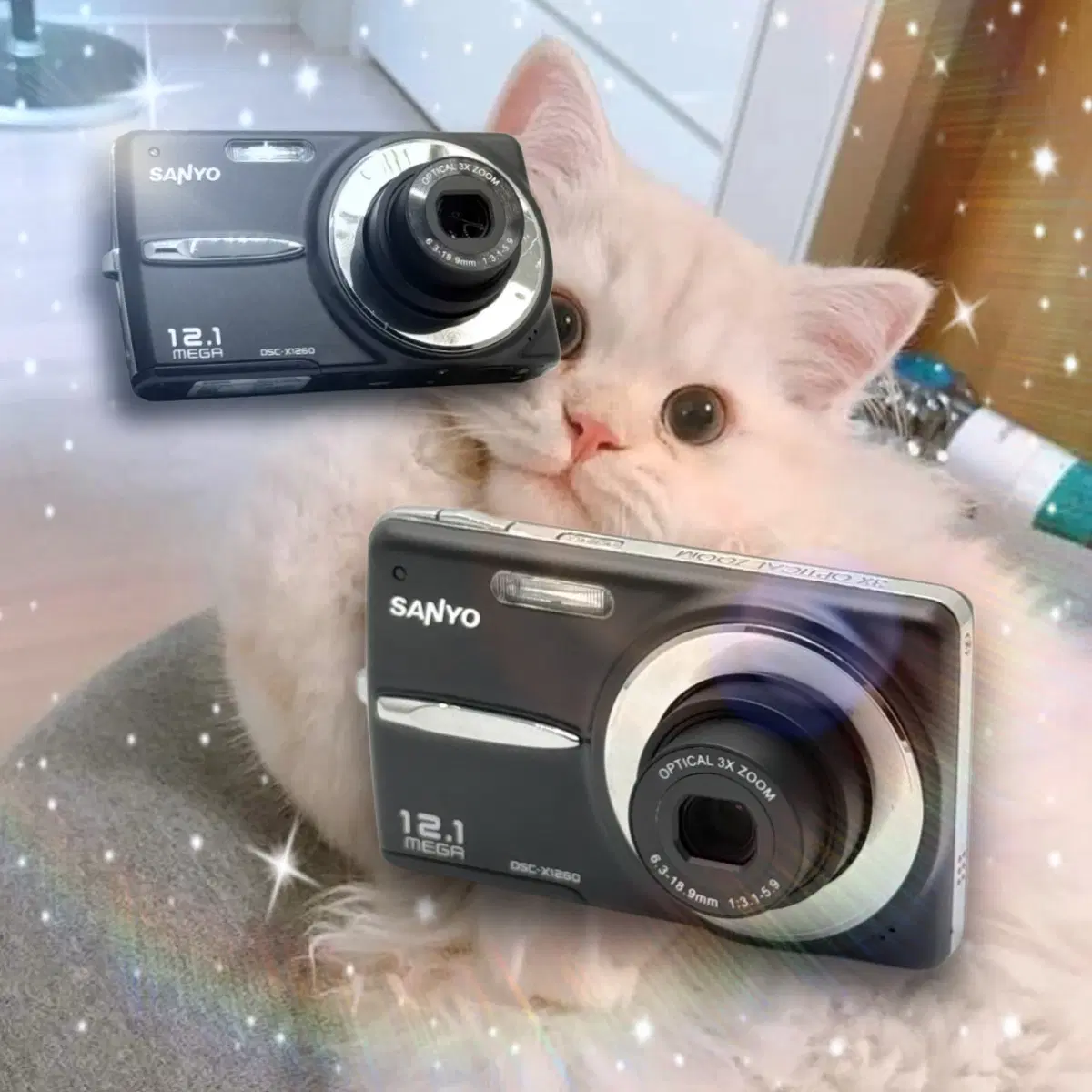 산요 작티 DSC-X1260 Xacti 디지털카메라 입문디카