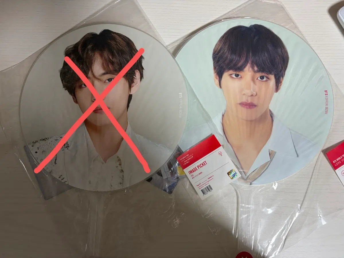 방탄소년단 뷔 이미지피켓 럽셀콘