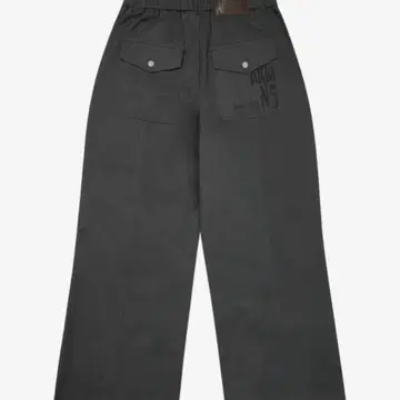 아캄aakam Knee Pin-Tuck Side Button Pants (Dark Gray) | 면바지