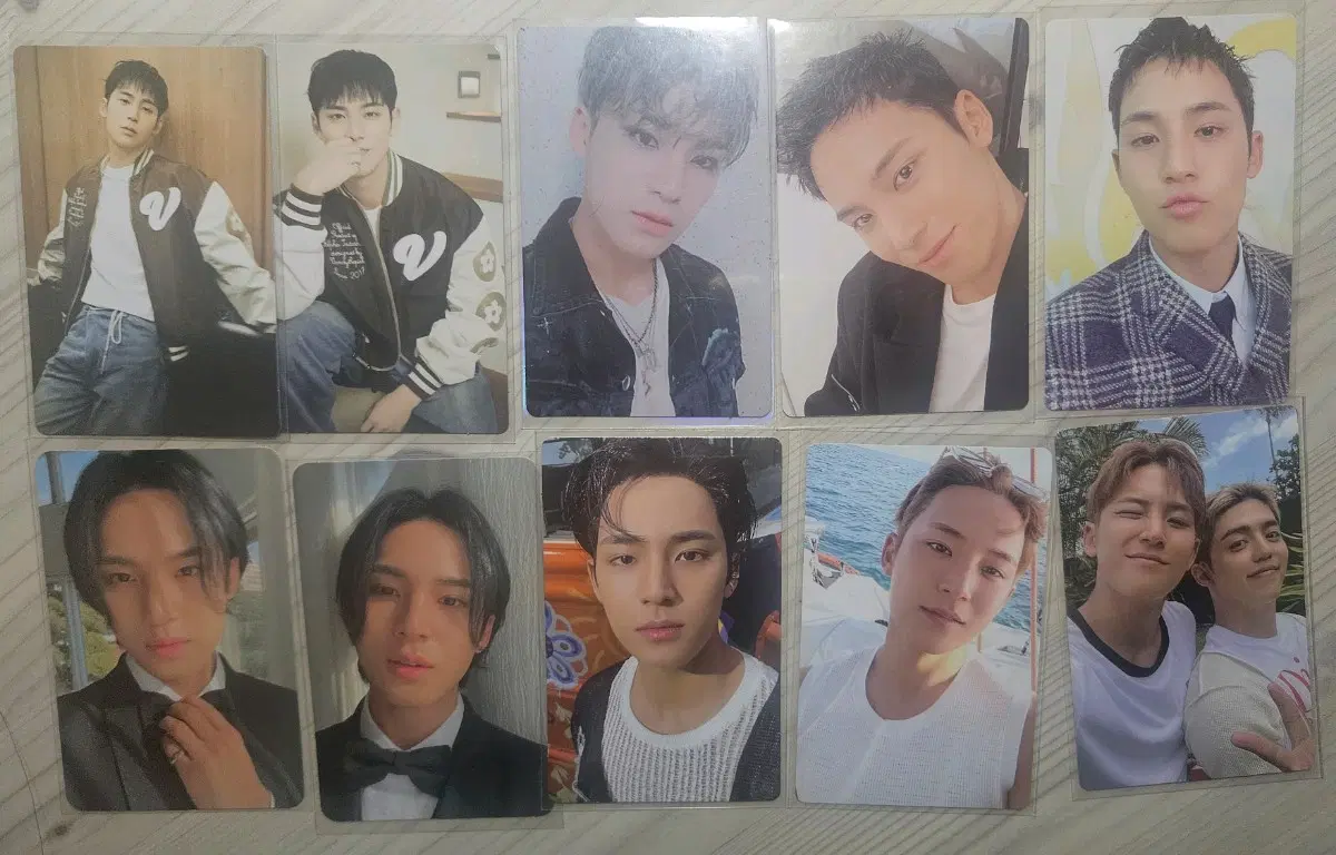 세븐틴 민규 포카 일괄 10장 양도 캐럿랜드 트레카 마에스트로롸잇히얼 FML 캐럿반 헤븐 하입바이브 앨포