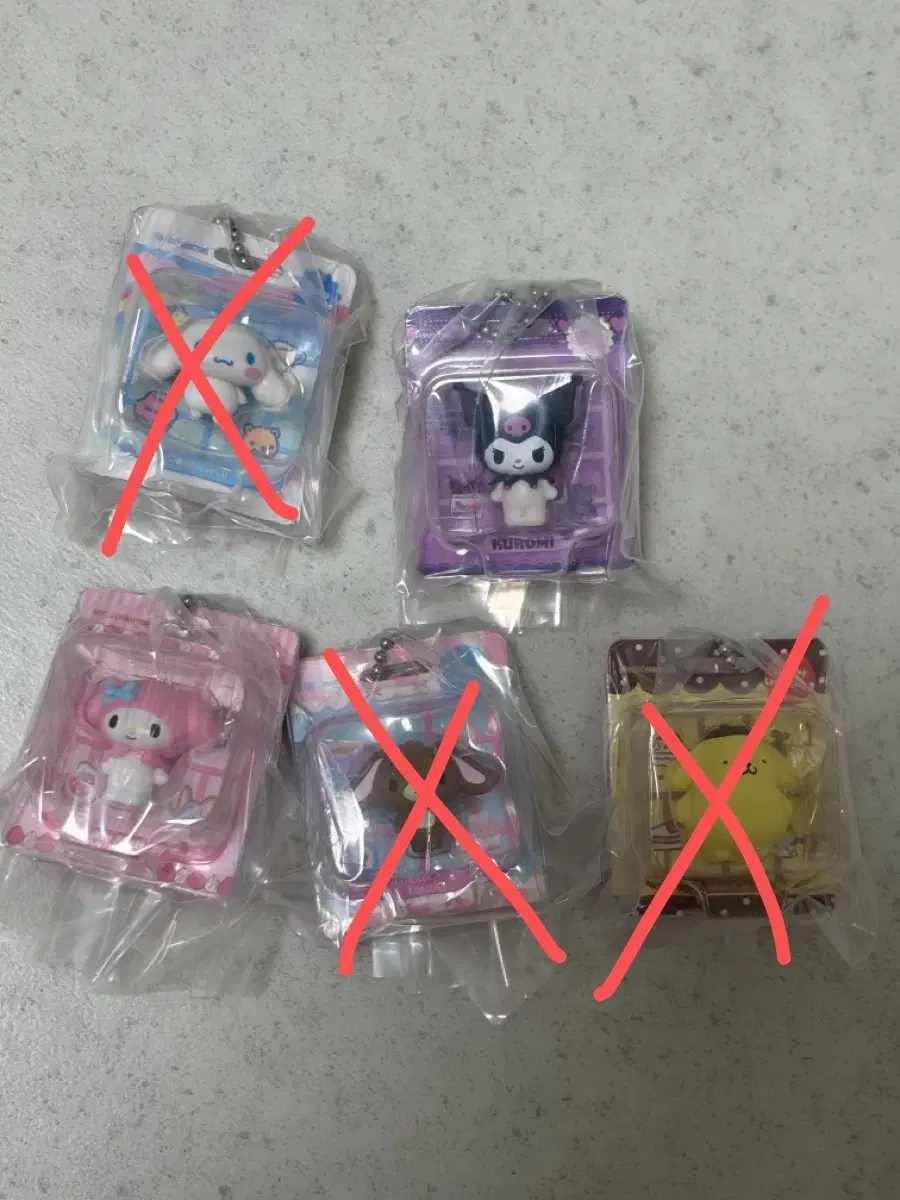 산리오 블라스터 패키지 키링 가챠 시나모롤 쿠로미 마이멜로디 쿠로우사 폼폼푸린