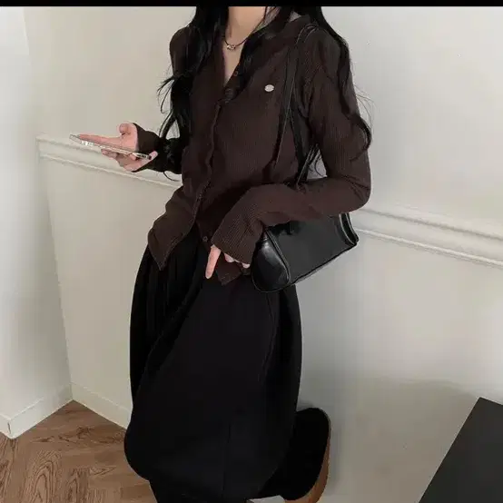 슬림 가디건