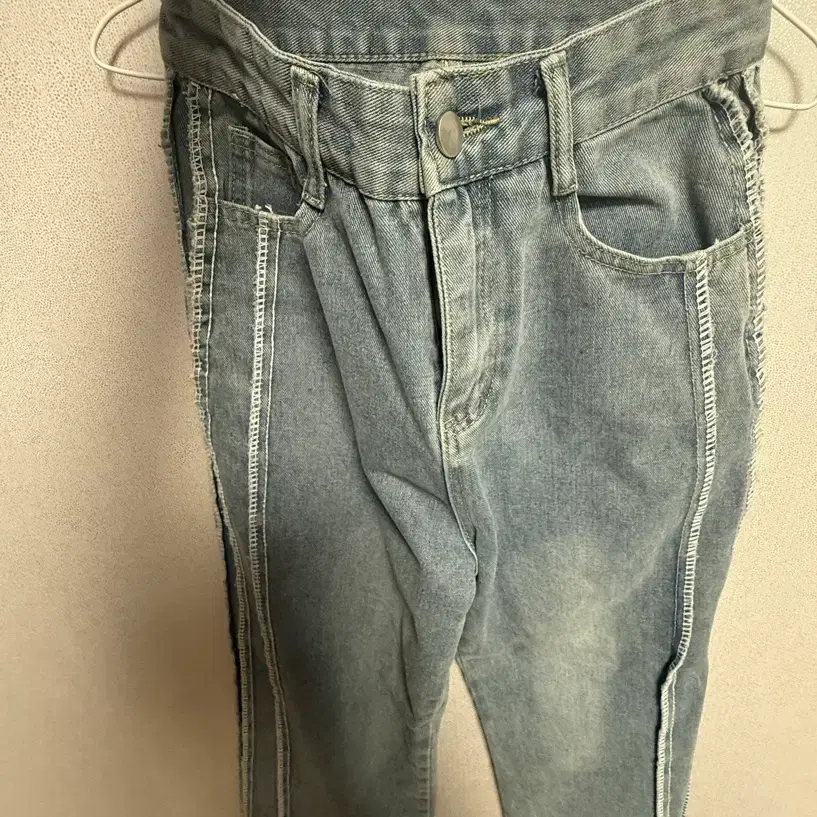 청바지 연청색 데님
