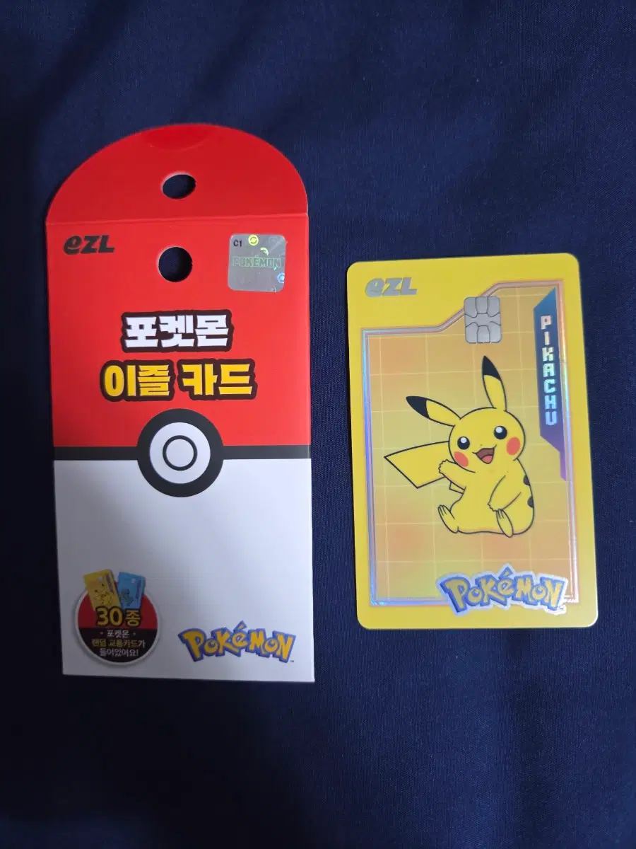 포켓몬 이즐 교통카드 피카츄